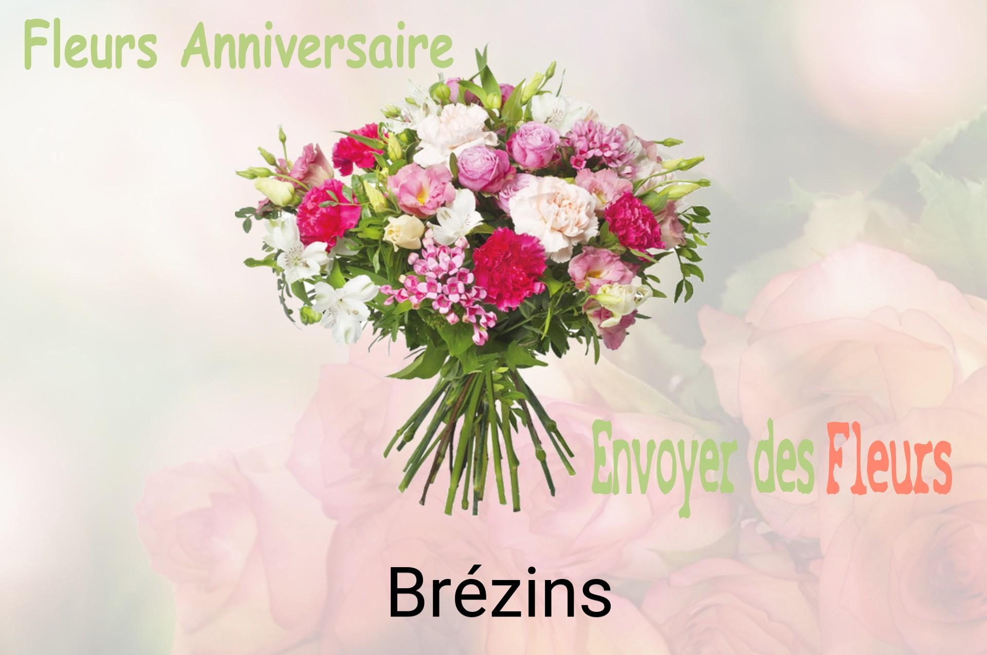 Bouquet de fleurs d’anniversaire livré à Brézins